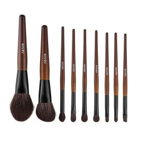 VEVOR 9PCS Makeup Brush Set for Foundation Blending Eyeshadow with Soft Bristles