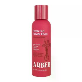 Arber 4oz Organic Cut Flower Plant Food Fertilizer: Nutrient-Rich Feed for Blooms, Enhances Floral Health & Longevity