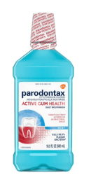 Parodontax Active Gum Health Mouthwash, Mint, 16.9 Fl Oz, for Adults