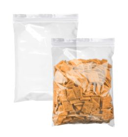 Pack of 1000 Clear Zipper Bags 12 x 15. Seal Top Polyethylene Bags 12x15. Thickness 2 mil. Plastic Poly Bags for Packing and Storing. Ideal for I