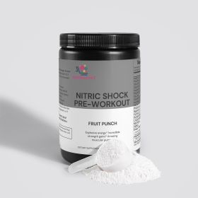 Nitric Shock Pre Workout Strength, Energy, Endurance, And Mental Focus Booster (Option: NITRIC SHOCK PRE WORKOUT)