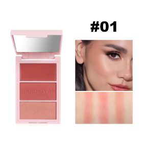 3-in-1 Blush For Your Perfect Glow (Option: Color set1)