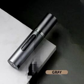 5/8ml Glass Refillable Perfume Bottle with Spray Scent Pump Portable Travel Empty Cosmetic Containers Mini Spray Atomizer Bottle (Color: Gray, Specification, Material: 10ml, Glass)