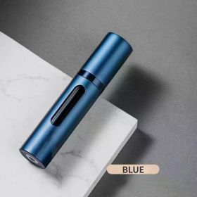 5/8ml Glass Refillable Perfume Bottle with Spray Scent Pump Portable Travel Empty Cosmetic Containers Mini Spray Atomizer Bottle (Color: Blue, Specification, Material: 8ml , Glass)