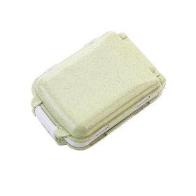 Weekly Pill Box 8 Grids Medicine Organizer Tablet Storage Box Travel Pill Case Drug Dispenser Container Health Care Portable (Color: Green)