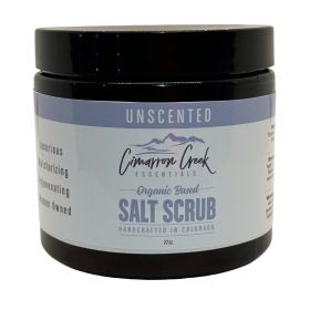 Unscented Organic Salt Scrub (size: 22oz)