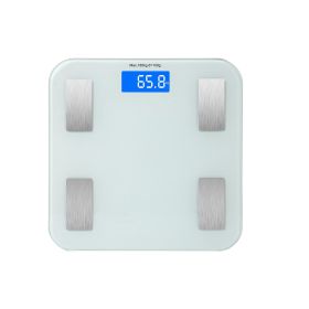 Smart Body Composition Scale Fat Monitor Digital APP Scale BMI Health Analyzer (Color: White, size: One size)